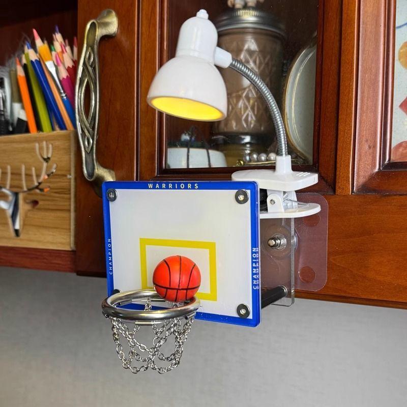 Mini Basketball Hoop Night Light Ornament - Perfect Stress Relief Gift for Boys, Kids & Boyfriend's Birthday or Graduation