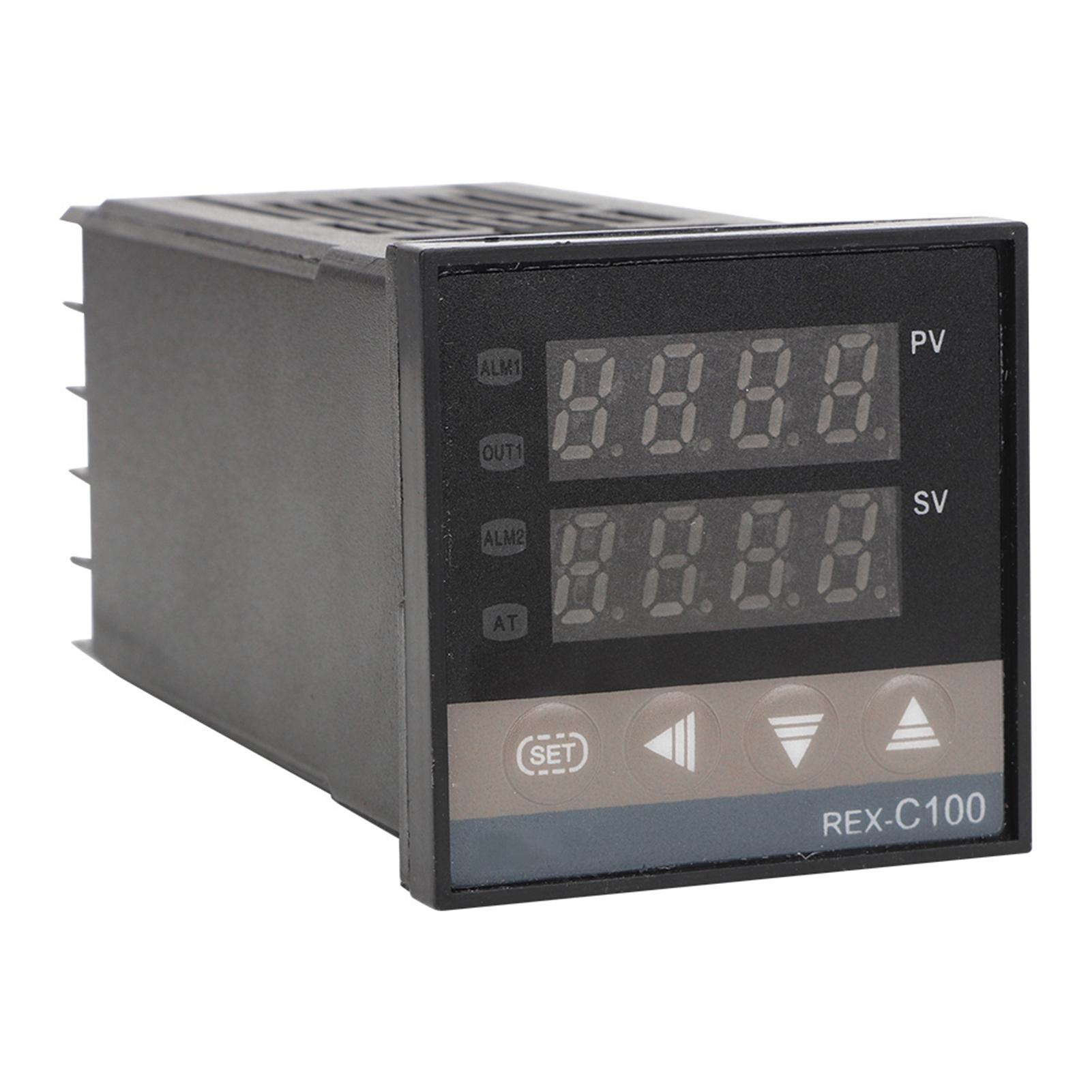 PID REX C100 Temperature Controller 40A Solid State Relay K Thermocouple GD