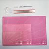 A3/A4/A5 Cutting Board & Stationery Set: Engraving Pen, Ruler, Carving Knife, Mat Board - Multi-piece Handmade Craft Kit
