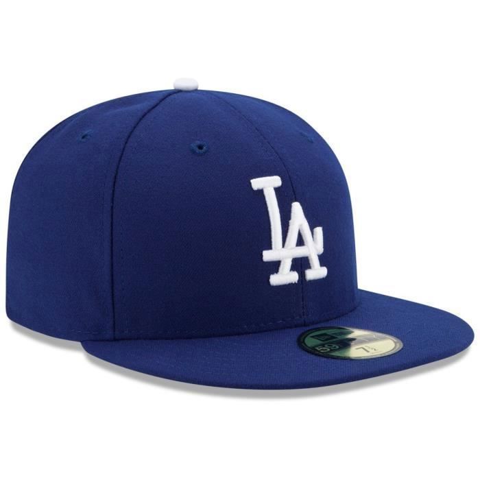 Casquette - New Era - 59Fifty AUTHENTIC ON-FIELD - Los Angeles Dodgers - Blanc - Royale