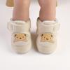 Winter Baby Walker Shoes 0-1 Year Old - Cartoon Warm Velvet Shoes for Boys and Girls