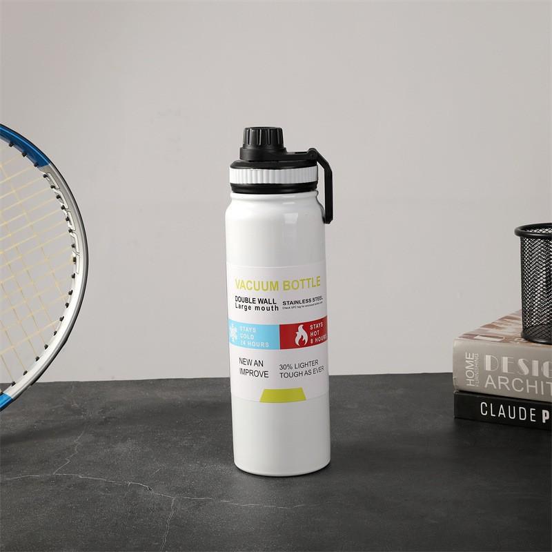 Stainless Steel Thermal Cup 600ML 800ML 1000ML Thermos Bottle Keeps Cold and Heat Thermal Mug Sports Insulated Cup Vacuum Flask