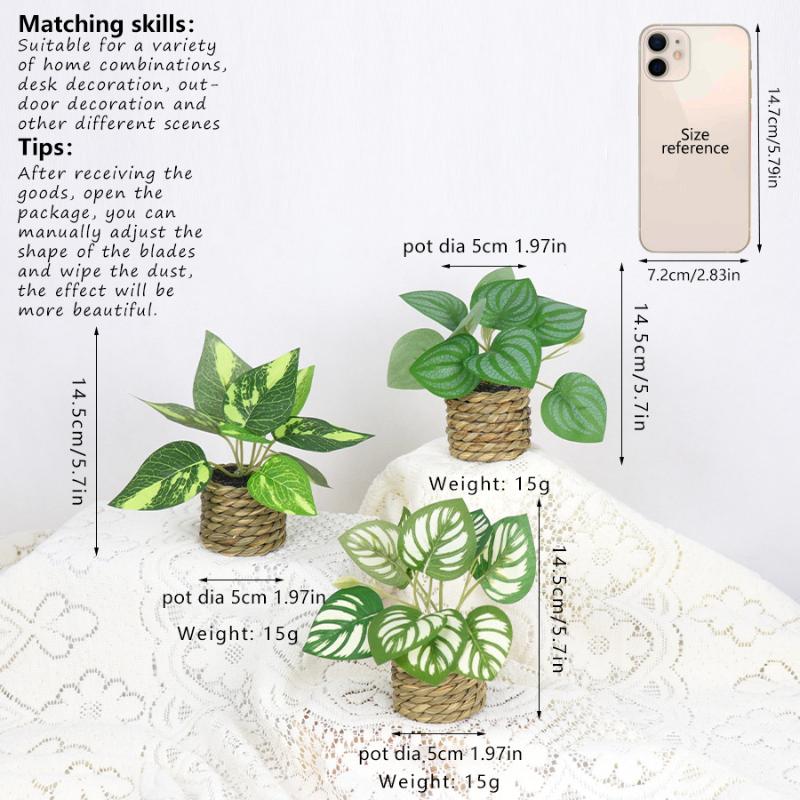 Plante Verzi Simulate Stil Nordic Decorare Living Birou Plante la Ghiveci Frunze de Guanyin Picurătoare Plante Verzi Simulate