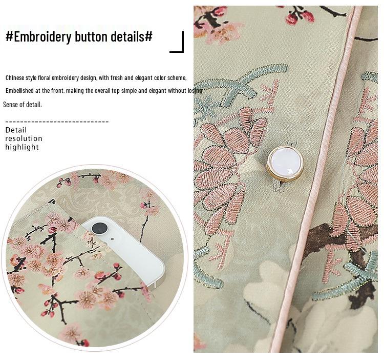 Stylish Summer Short-Sleeve Shirt for Elderly Women (80+)