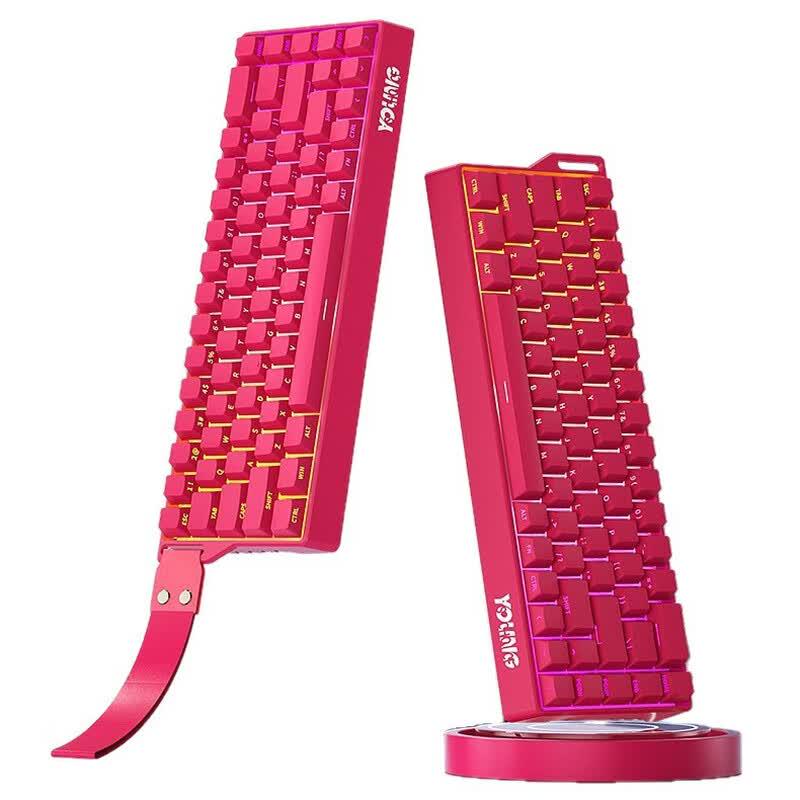 Y-FRUITFUL K68 Tri-Mode RGB Hot-Swappable Mechanical Keyboard