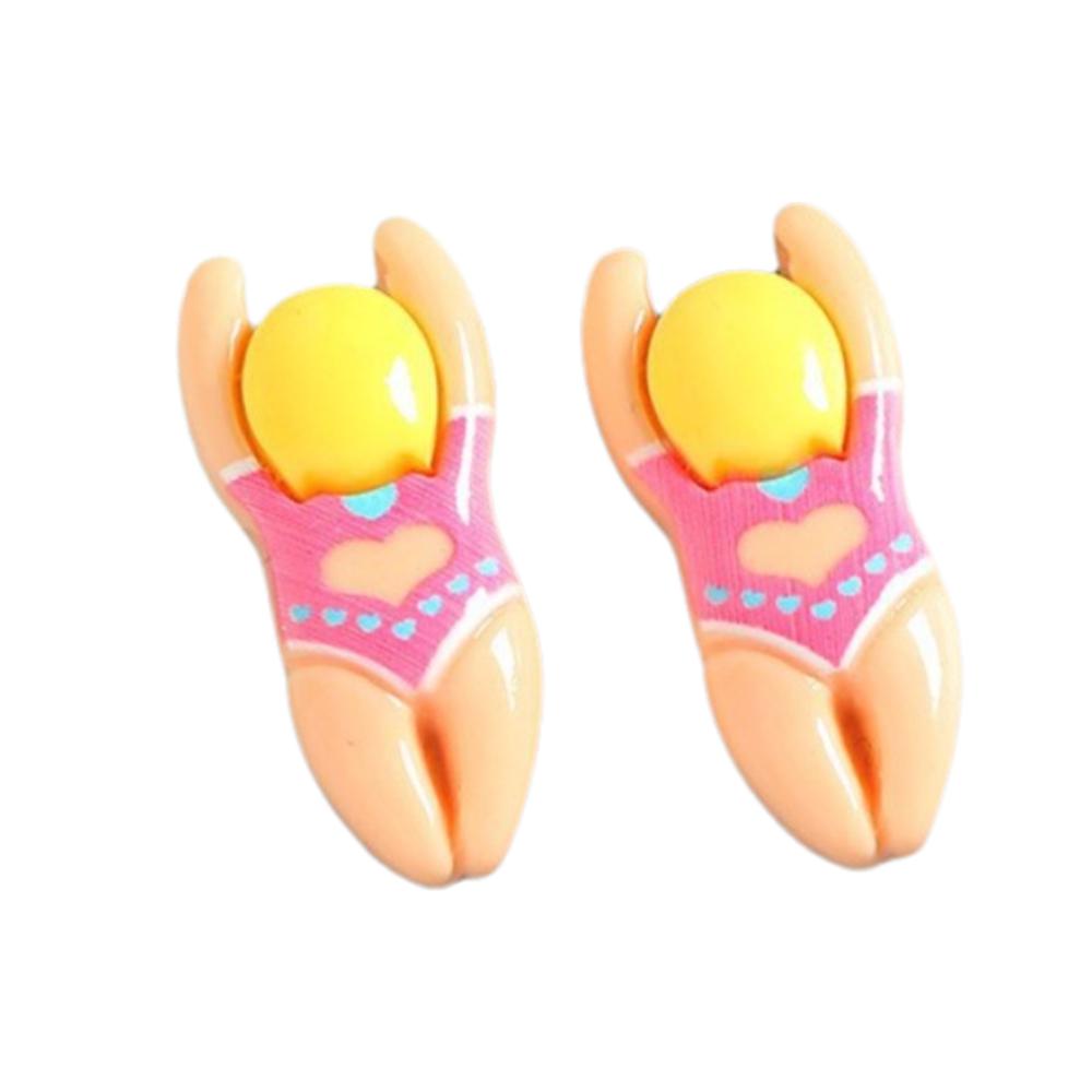 

6Pcs Swimming Boys Girls Sports Resin Shoes Ornaments DIY Funny Bracelet Buckle Charms Fit Birthday Present