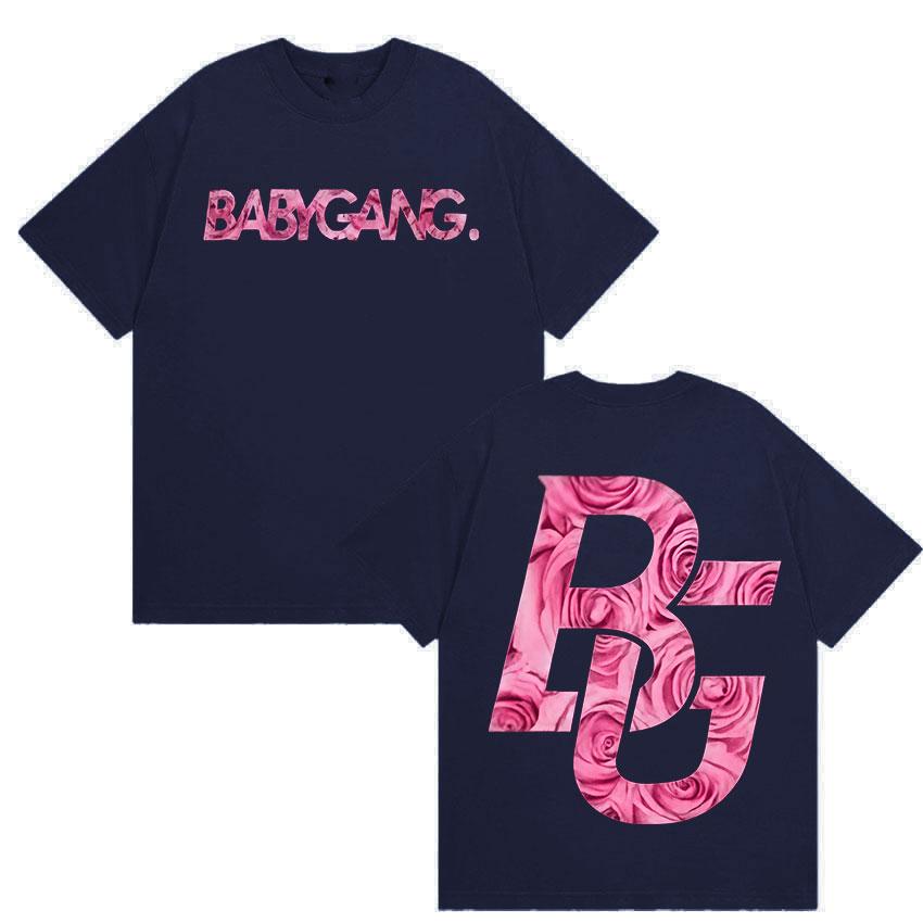 Rapper Baby Gang Album Tour Logo 2025 T Shirt Men Women Vintage High Quality Cotton T-shirt Casual Oversized T-shirt Streetwear