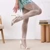 1 Pair Sexy Gothic Hollowed Tights For Women Lolita Floral Fishnet Pantyhose Ladies Fashion Lace Flower Stockings Lingerie