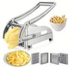 Kitchen Potato Cutter Stainless Steel Multi-Functional Cucumber Slicer Potato Chipper