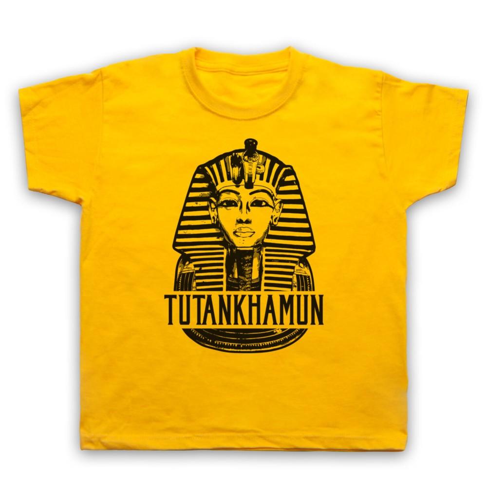 

Tutankhamun Gold Mask Egyptian Pharoah Egypt Icon Kids Childs T-Shirt XL