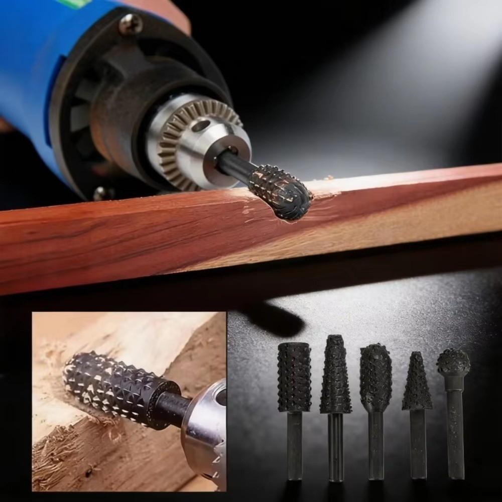 5/10Pcs Multifunc Grinding Head Professional Milling Cutter Power Tool Rotary Burr Set  Engraving