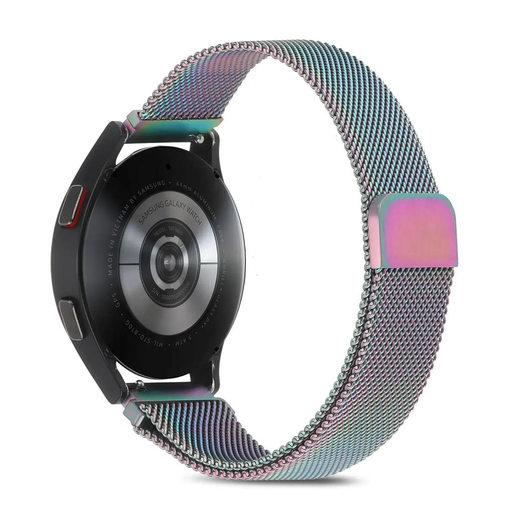 22MM Magnetic Milanese Loop For QCY GTS Smart Watch Band Metal Bracelet For QCY GTC/GTS Replacement Wristband Correa Accessories