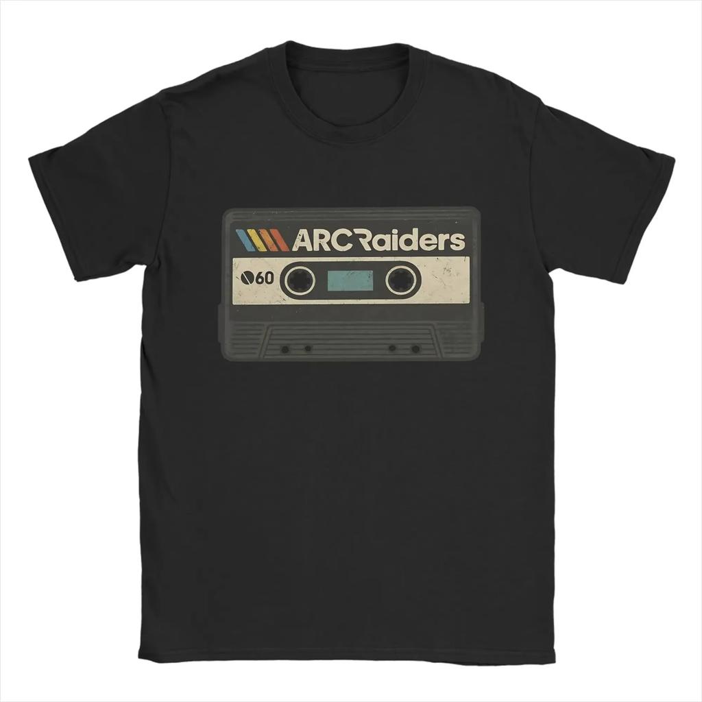 ARC Raiders Mönster Kul T-shirt Unisex Tryckt Bomull Rund Hals Alla Säsonger Streetwear Topp översized t-shirt harajuku