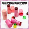Lip and Cheek Jelly Blush Naturally Brightening Blush Stick Color Q Elastic Grooming Color Rendering Rouge Cream