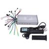 1000W 36V 48V Brushless Speed Motor Controller LCD Display Throttle with Lock for Electric Bike