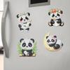 12PCS 2D Flat DIY Diamond Painting Refrigerator Magnet Round Diamond Crystal Refrigerator Magnet Diamond Art Kits for Home Decor