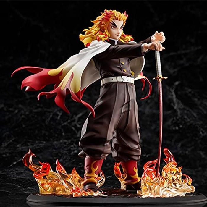 Aniplex Jump Demon Slayer: Kimetsu no Yaiba The Movie: Mugen Train Rengoku Kyoujurou 1/8 Scale Figure (White/Red/Yellow/Brown/Skin Tone)