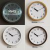 Smart-i LED Wall Clock, Silent, Analog, Stylish, Automatic Night Illumination, 22cm Diameter, Reitz, Scandinavian Style, Simple, White