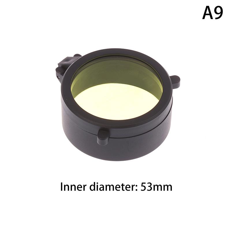Rifle Scope Lens Cover Spring Up Quick Flip Openning Lens Dustproof Cover Telescope Cap For 36-64Mm Caliber Hunting Riflescopes