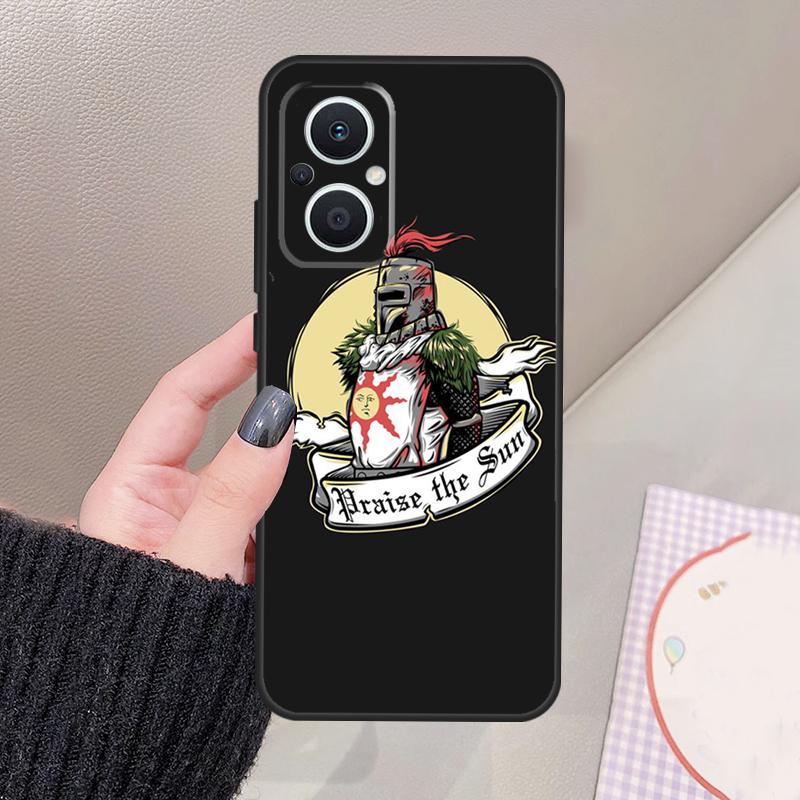 Praise the Sun Dark Souls Funda For OPPO Reno 13 11 12 14 Pro 13F 14F 12F 11F 7 8 Lite OPPO Find X5 X6 X8 X9 Pro Case
