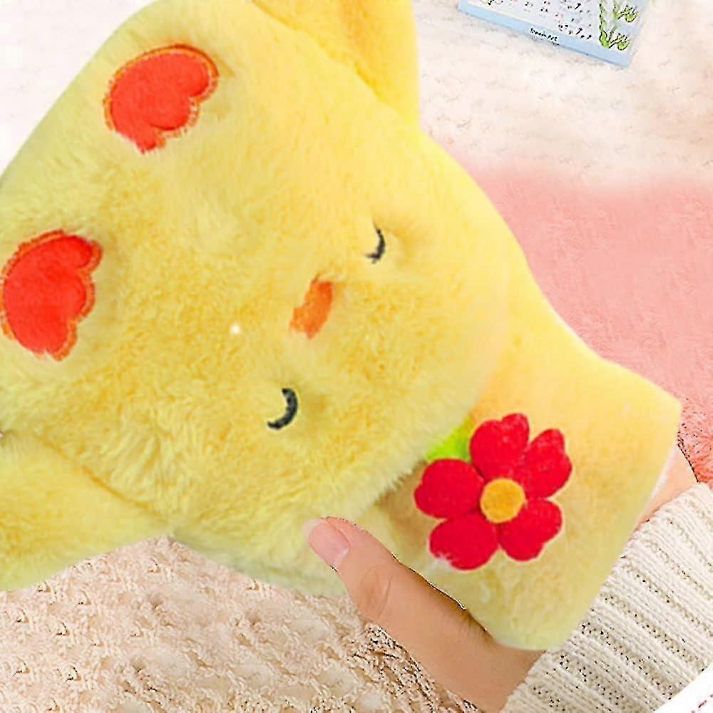 Little Yellow Duck Plush Hot Water Bottle, Plush Hot Water Bottle, Hot Water Bottle With Lid, Hot Water Bottle, Mini Hot Water Bottle, Silicone Mini H