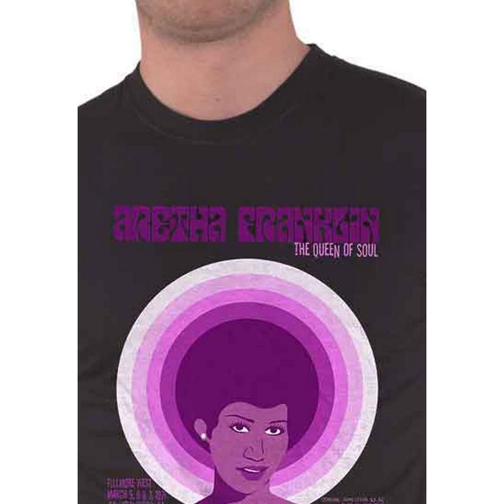 Aretha Franklin Unisex Adult Fillmore West Â´71 Cotton T-Shirt