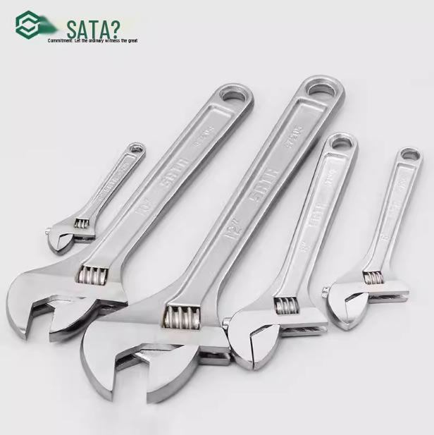 SATA Adjustable Wrench Set (Models 47201-47208) 4 inch