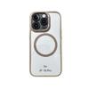 Fine shield is suitable for Apple 16 mobile phone case without tail, magnetic suction iphone14 acrylic 15promax anti-drop hard case.
