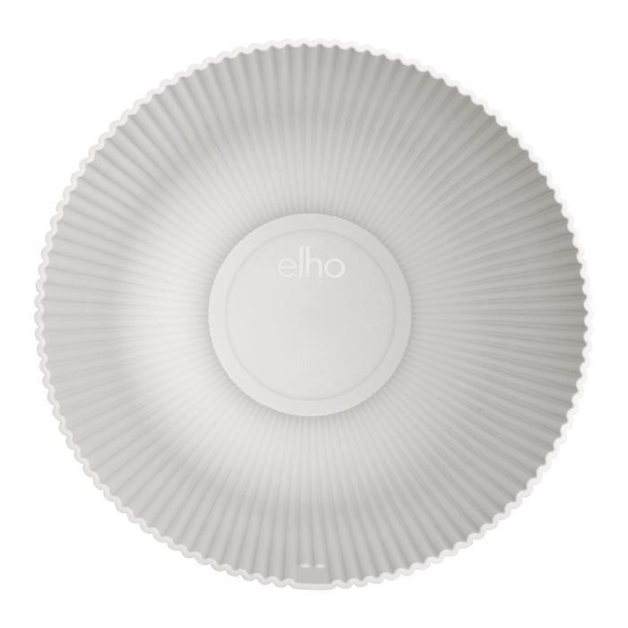 ELHO Pot de fleurs Vibes Fold Coupe - Blanc - Ø 29.5 x H 45 cm - Intérieur - 100% recyclé