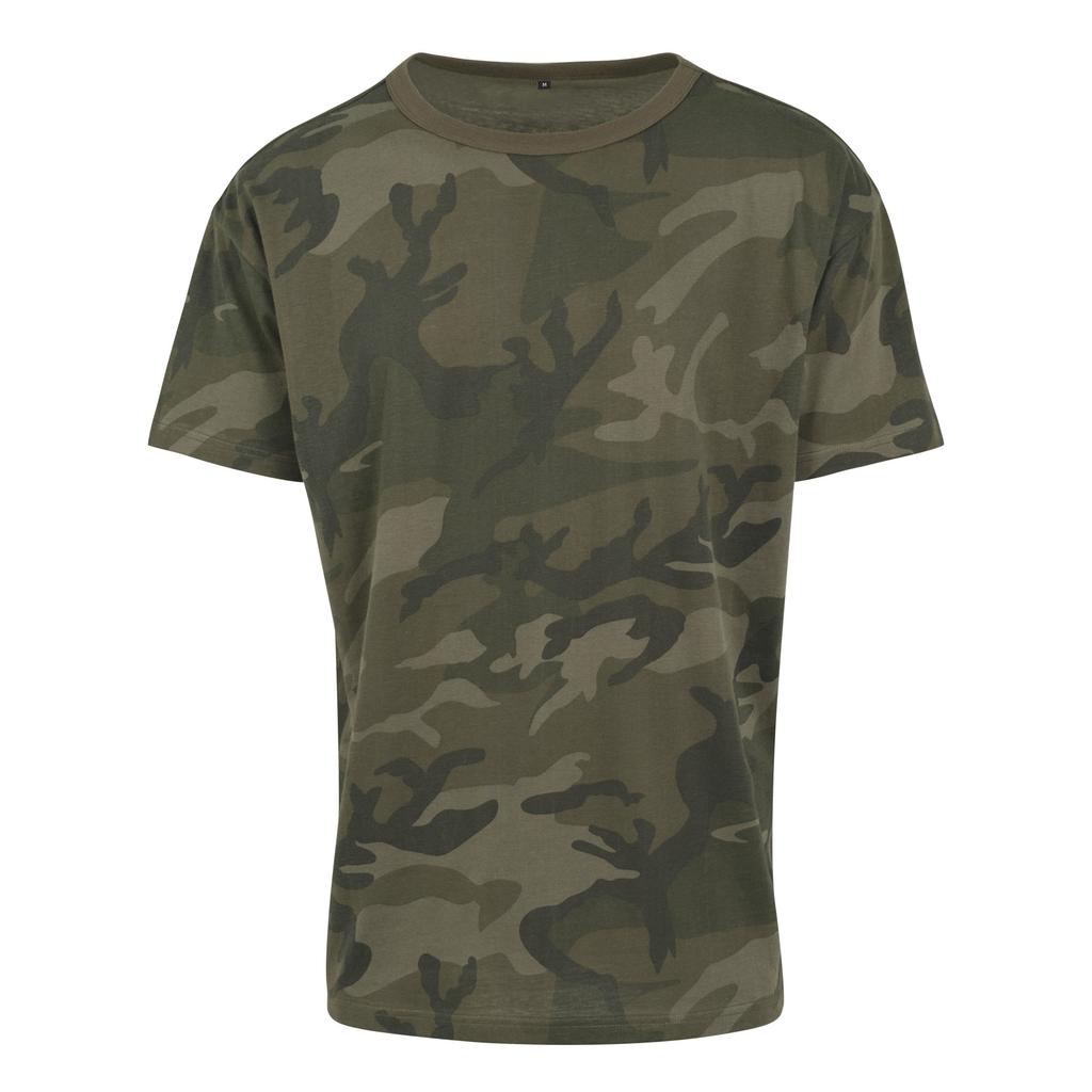 Build Your Brand Unisex Adult Camouflage T-Shirt