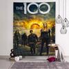 The 100 Tv Series Anime Hanging Bohemian Tapestry Home Decoration Hippie Bohemian Decoration Divination Wall Hanging Home Decor