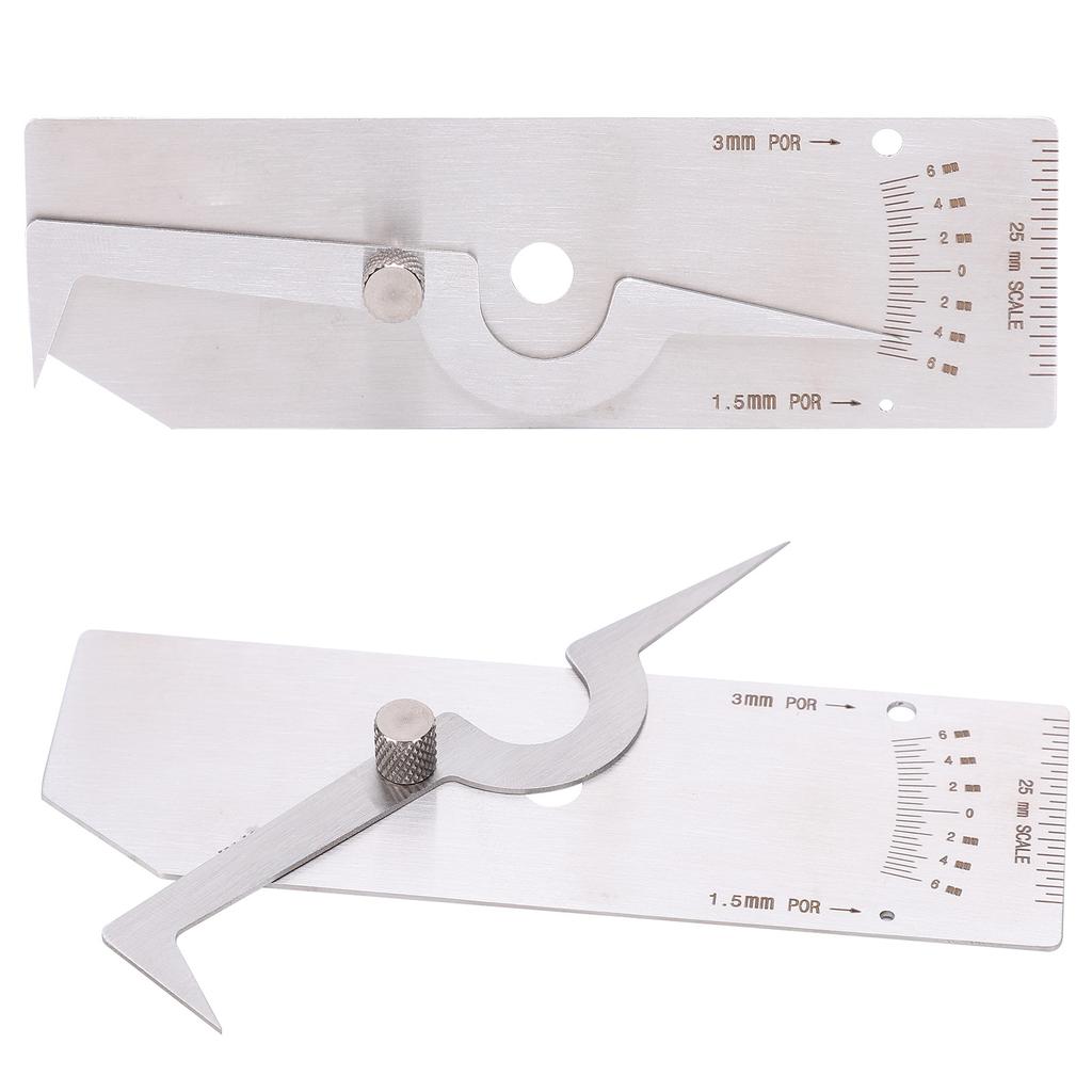 Fillet Weld Set Gage Gauge Welding Inspection Test Ulnar Stainless Steel L Undercut Ruler