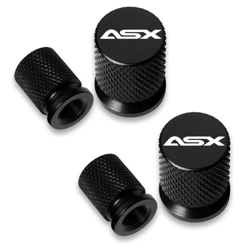 For Mitsubishi Asx Car Wheel Tire Valve Caps Tyre Stem Covers Airdust Waterproof Accessories