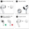 Memory Foam Ear Pads For Airpods Pro Wireless Bluetooth Earphones Silicone Ear Covers Caps Earphone Earpads Eartips 2pcs/Pair