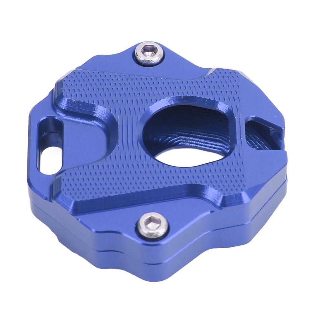 Motorcykelnyckelskal CNC Metall Solid Snygg Perfekt Passform Ersättning för CB650R CBR650R 2020+(Blå )