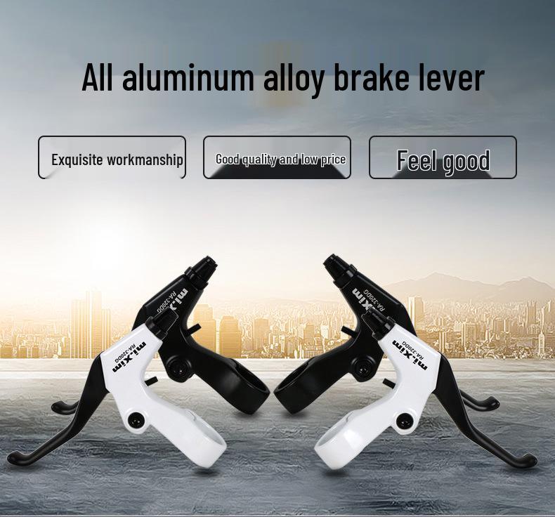 Mi.xim Lichtgewicht Antislip Legering Fietsremhendel voor Mountainbikes & Vouwfietsen