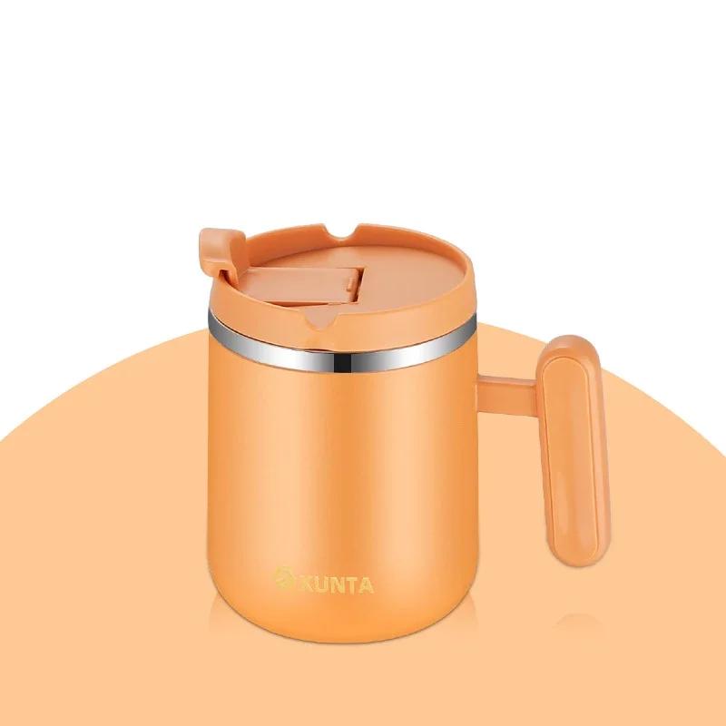 Espresso Coffee Cups Stainless Steel Vacuum Thermal Tumbler Home Office Beer Water Mug with Lid Travel Portable Drinkware 450ML