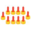 10Pcs Lamb Milk Drink Nipple Sheep Nursing Feeder Nipple for Orphaned Small Animal Feed Red