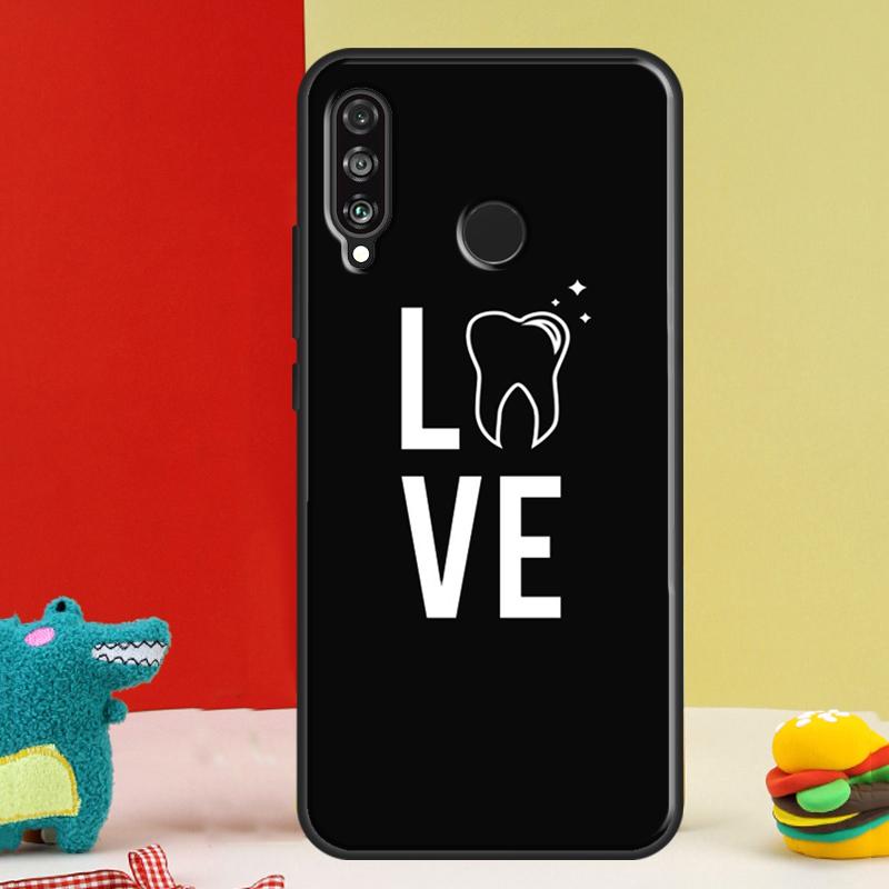 Dentist Dental Dent Tooth For Huawei Nova 12s 12i 11i 8i 9 10 SE Y91 Y90 Y60 Y70 Y72 Y61 P20 P40 P30 Lite P60 Pro Case