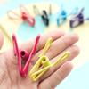 Chip Clips 10Pcs Utility Metal Clips PVC-Coated Cloth Pins Durable Clothespins Paper Clips Food Clips Bag Clips