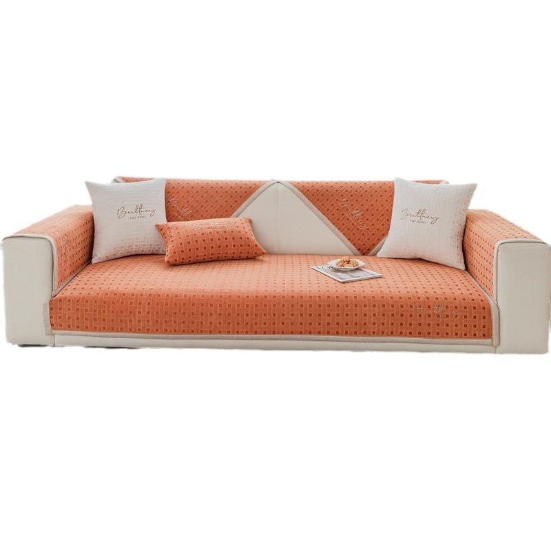 Chenier Sofa Cushion Is Universal In All Seasons, Simple And Modern Non-Slip Seat Cushion, Sofa Cover, Armrest Cover, Cloth Towel