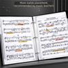 Spiral Sheet Music Folder Loose-leaf Storage Piano Score Storage Holder Document Organizer  Guitar