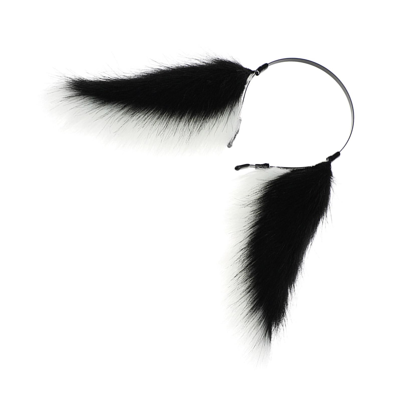 

Ободок с лисьими ушками для Хэллоуин-вечеринки, горничная, обруч для волос, аксессуары для костюма, косплей-головной убор