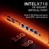 WTR MAX AMD Ryzen 7 Pro 8845HS NAS Mini PC DDR5 5600MHz Obsługuje 4×2.5/3.5"HDD 2×M.2 2280 NVMe Komputer Stacjonarny NAS DIY