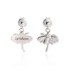 UNI.J [Cotidiano]Signature Flower Silver Earring Ie406