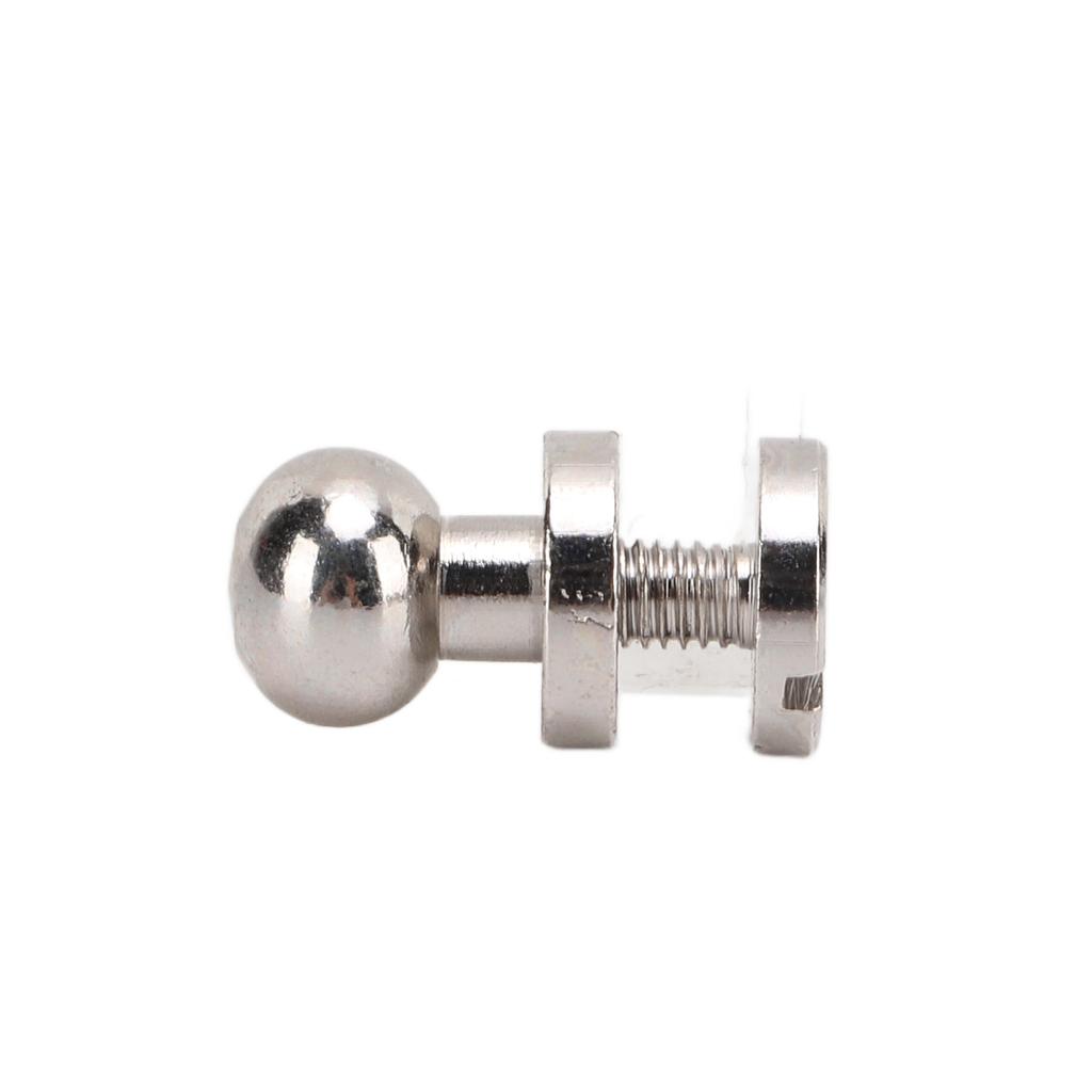 20set Brass Rivets Silver Abrasion Resistance Projects Accessories for Belt Handbags