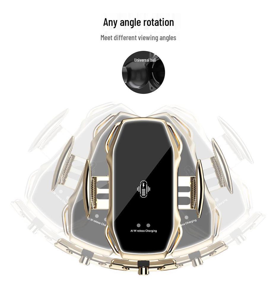 15W Wireless Car Charger Phone Holder & Navigation Mount