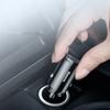 Smart Car Charger with USB and USB-C QC PD Ports, Black