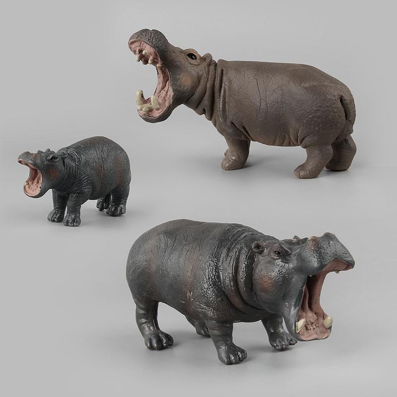 Animal Models Simulation of Wild Animals Toy Models Hippopotamus Models