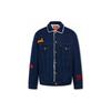 Levis SS23 Reversible Single-Breasted Collar Denim Jacket Unisex Jacket Blue A5045-0000